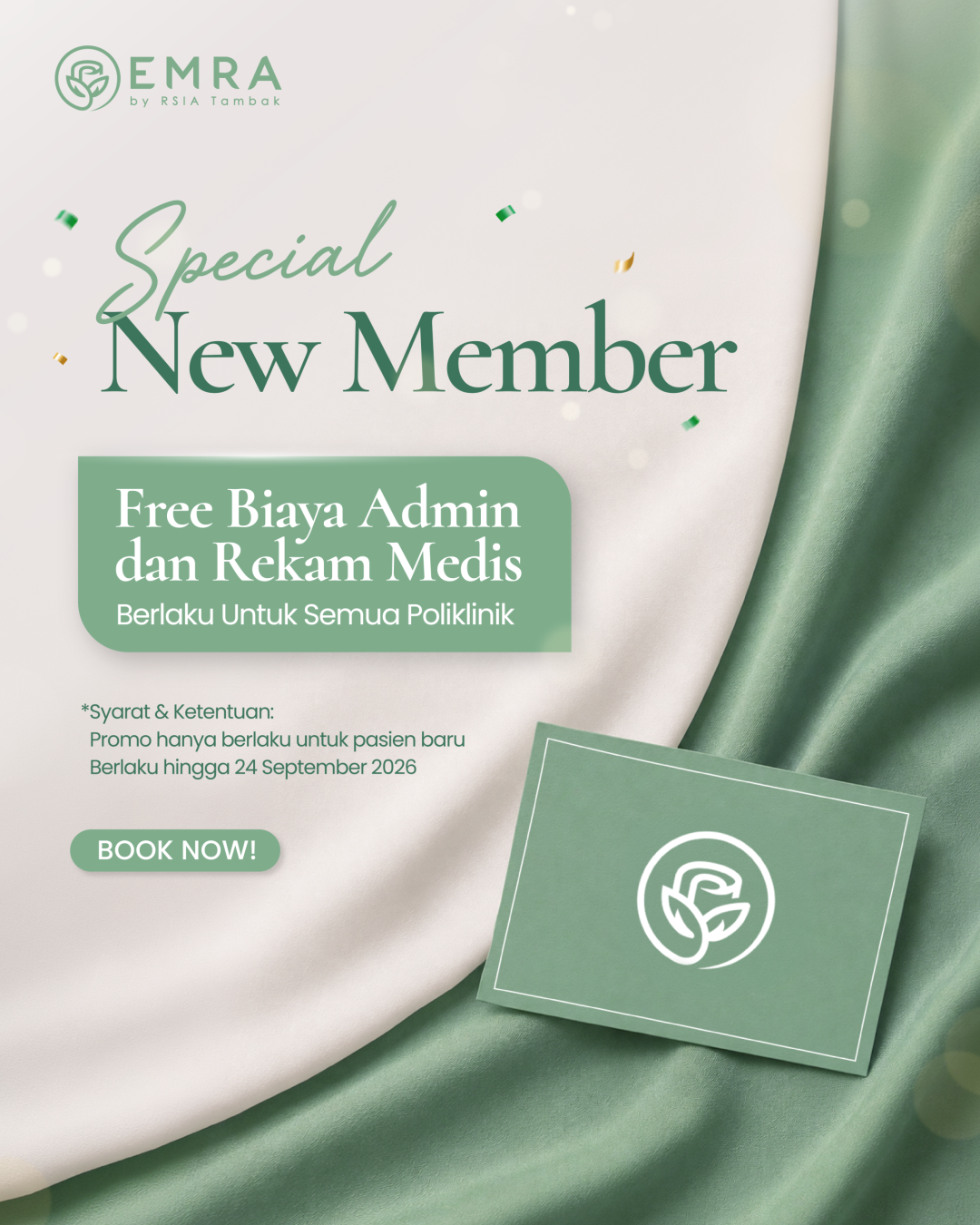 PROMO FREE BIAYA ADMIN & REKAM MEDIS